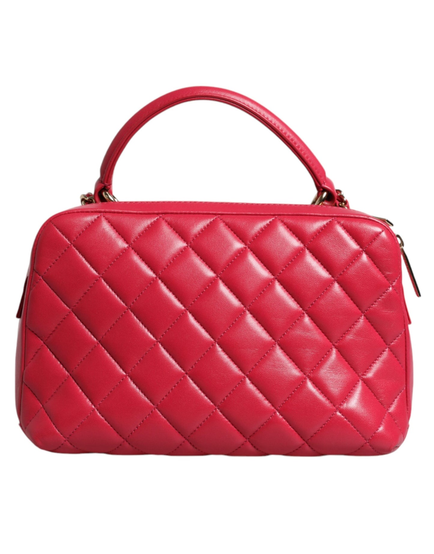 Chanel Rosa Seal Matelasse Kette CC Lammleder Tasche