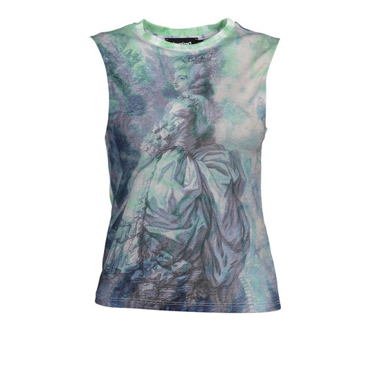 Desigual Hellblaues Polyester Damen Top