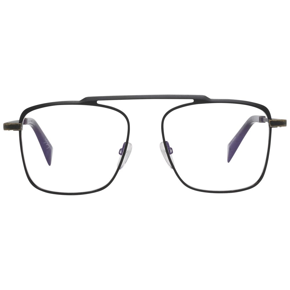 Yohji Yamamoto Brille mit schwarzem Titan-Gestell