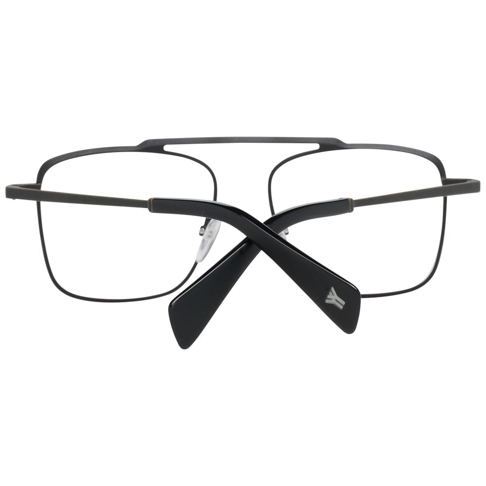 Yohji Yamamoto Brille mit schwarzem Titan-Gestell