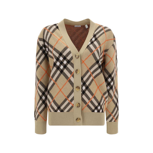 Burberry Karo Archiv Strickjacke
