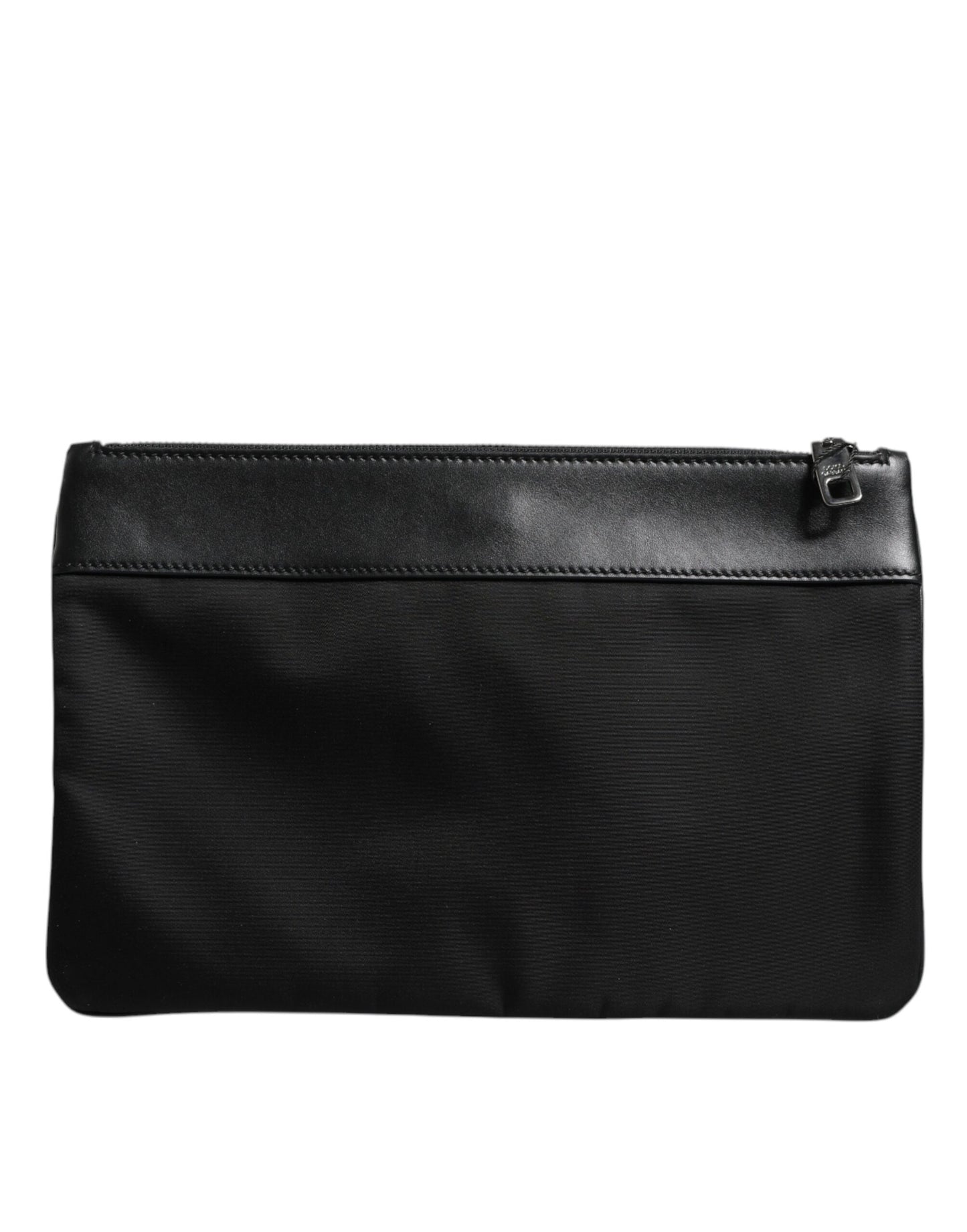 Dolce & Gabbana Mehrfarbige Leopard-Jacquard-Logo-Plakette Herren-Beuteltasche