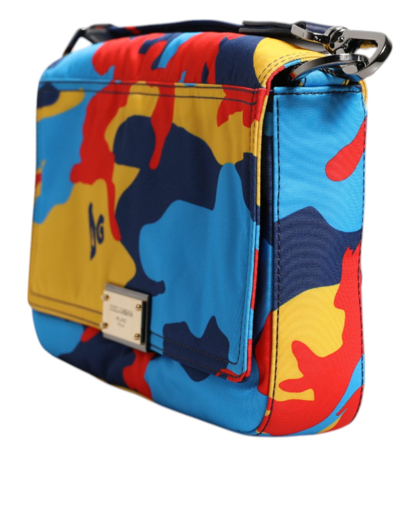 Dolce & Gabbana Multicolor Camouflage Nylon Crossbody Tasche