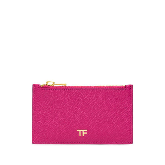 Tom Ford Fuchsia Leder Kartenhalter
