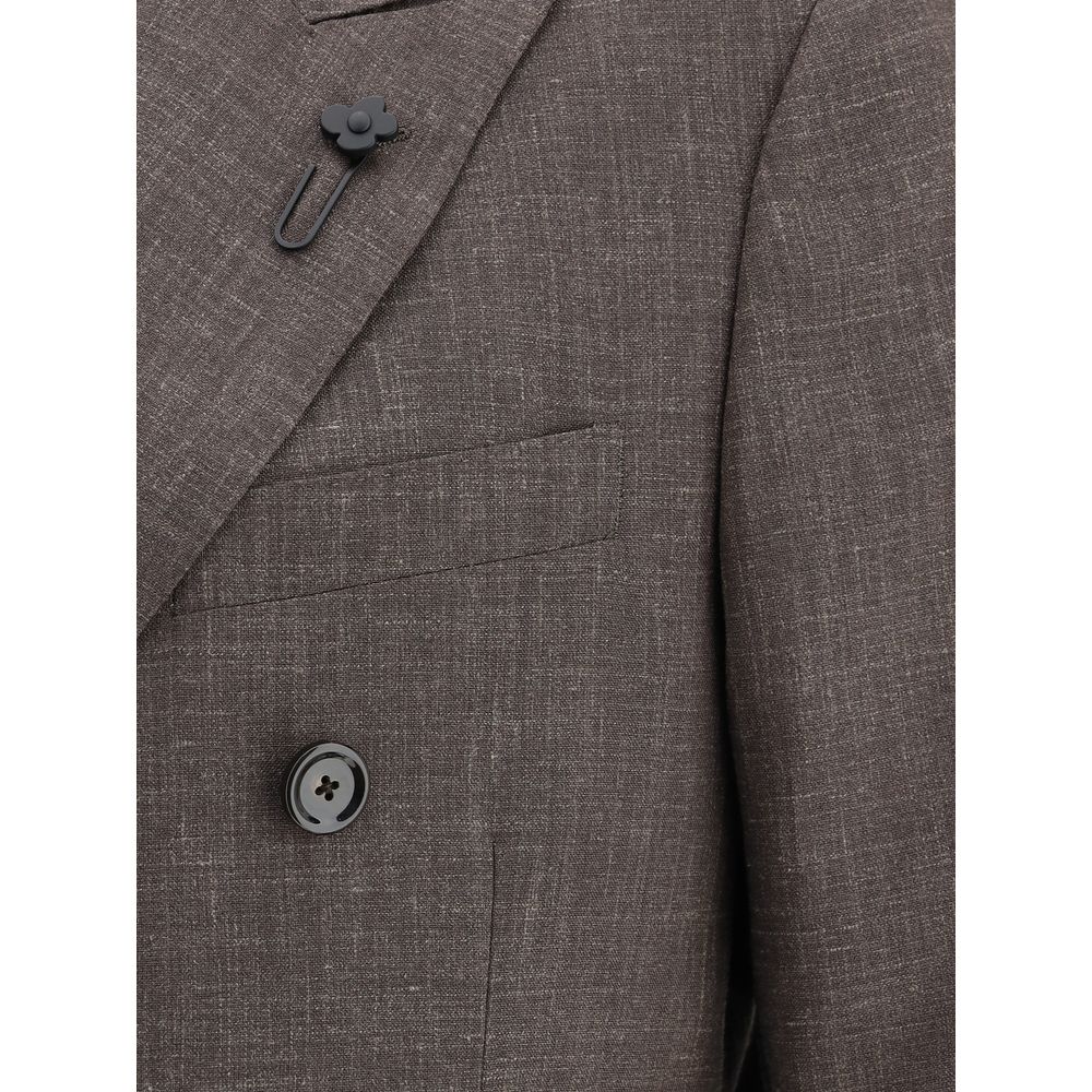 Lardini Blazerjacke mit ikonischer Anstecknadel