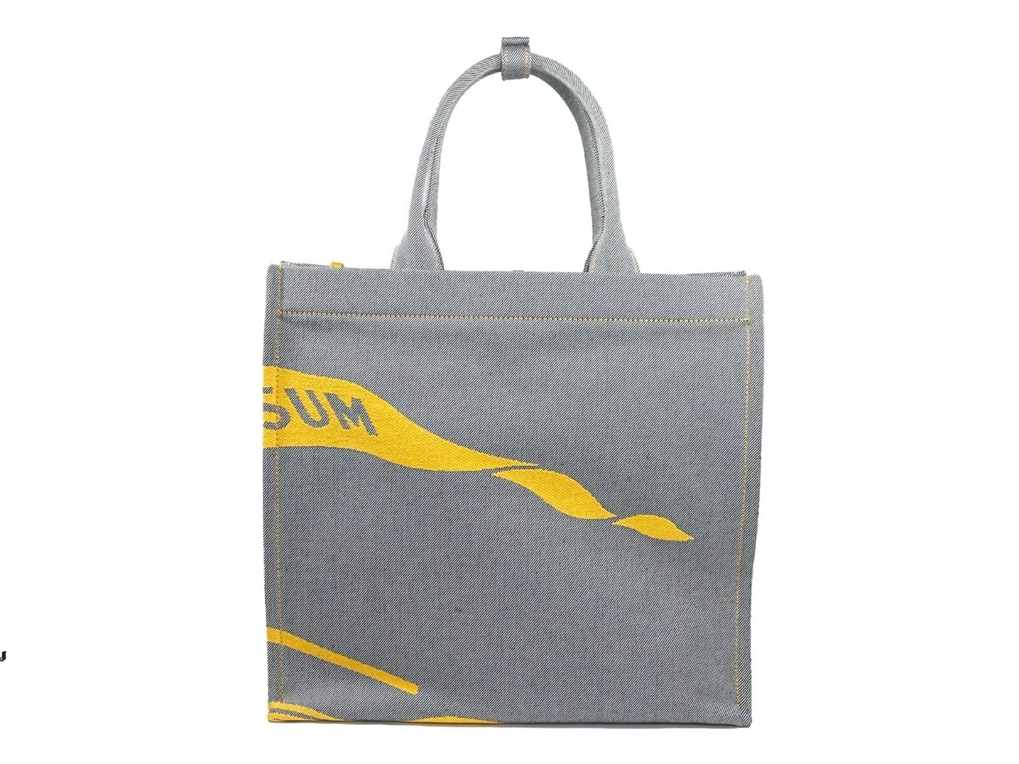 Burberry EKD Canvas Tragetasche mit Münzfach Sonnenblume grau
