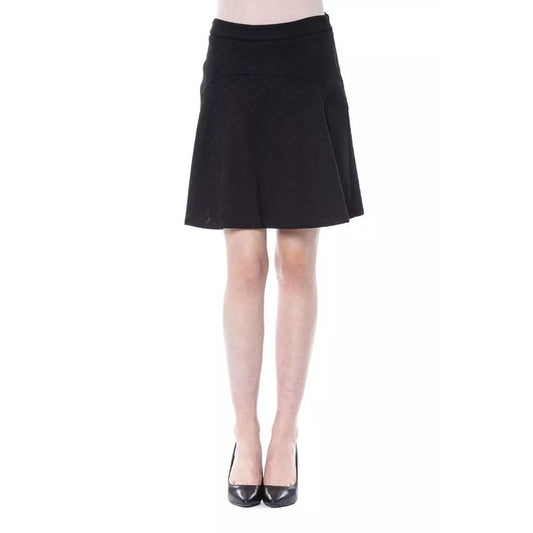 BYBLOS Schwarzer Polyester-Rock
