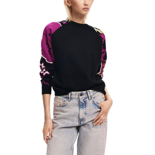 Desigual Schwarzer Polyamid-Pullover