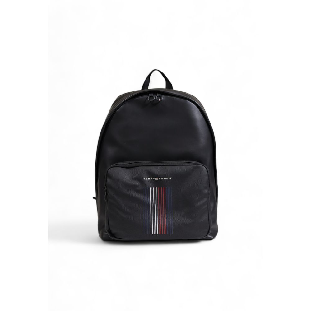 Tommy Hilfiger Schwarzer Polyester-Rucksack