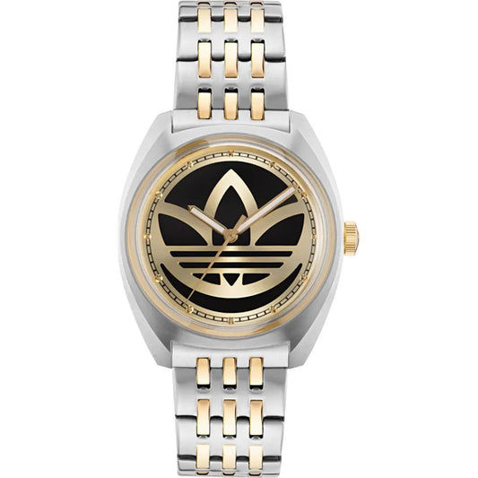 Adidas Graue Uhr aus Edelstahl