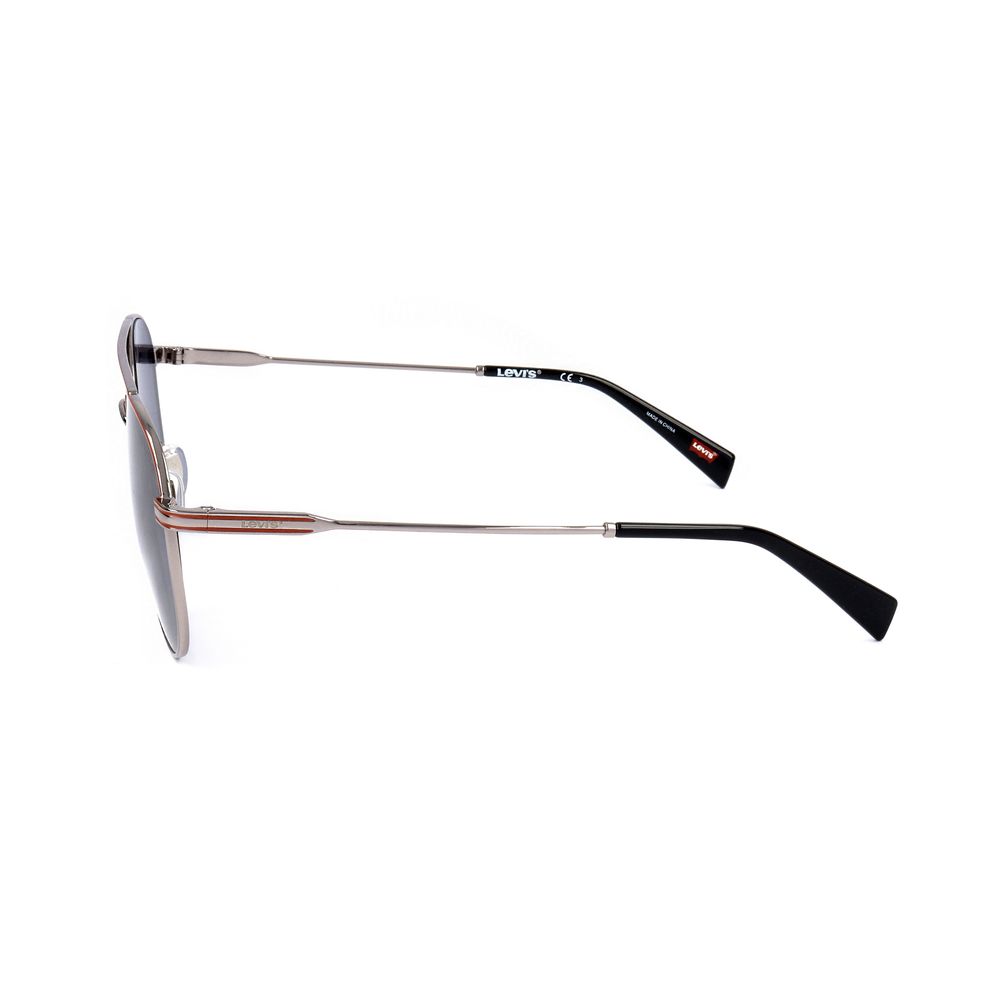 Levi's Graue Edelstahl-Sonnenbrille