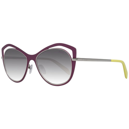 Emilio Pucci Lila Metall-Sonnenbrille