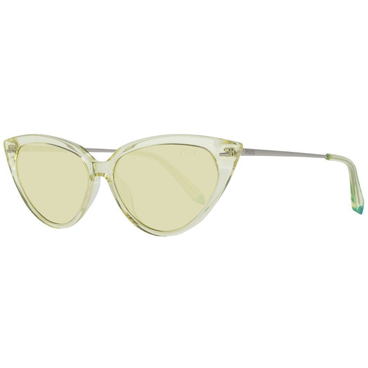 Emilio Pucci Gelbe Metall-Sonnenbrille