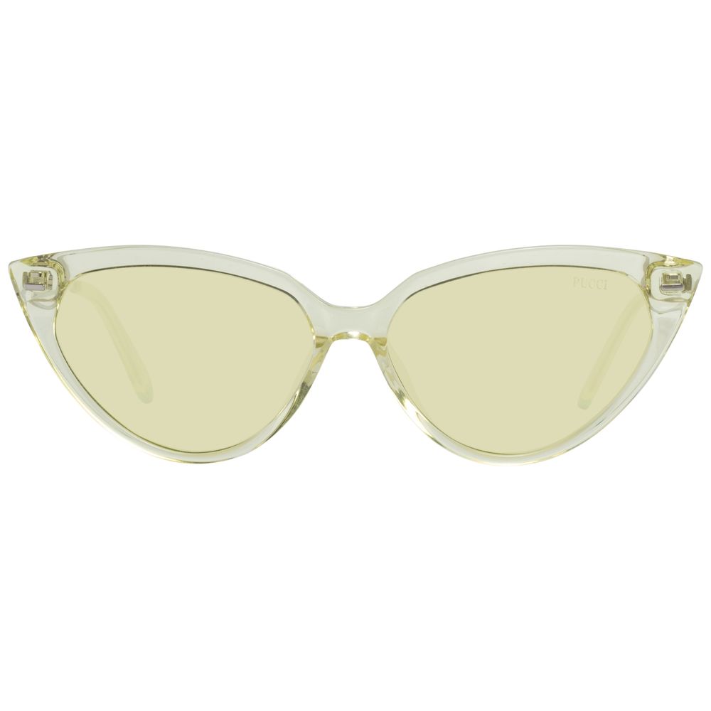 Emilio Pucci Gelbe Metall-Sonnenbrille