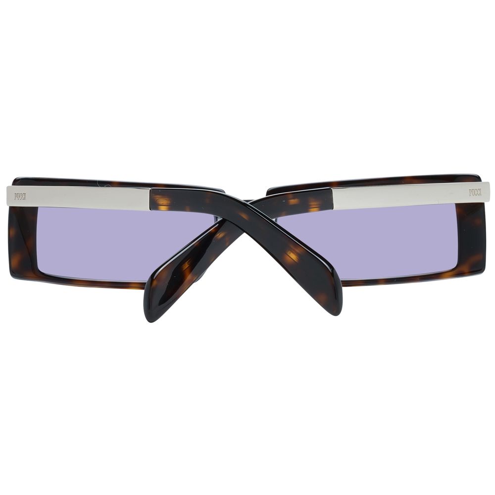 Emilio Pucci Braune Plastiksonnenbrille