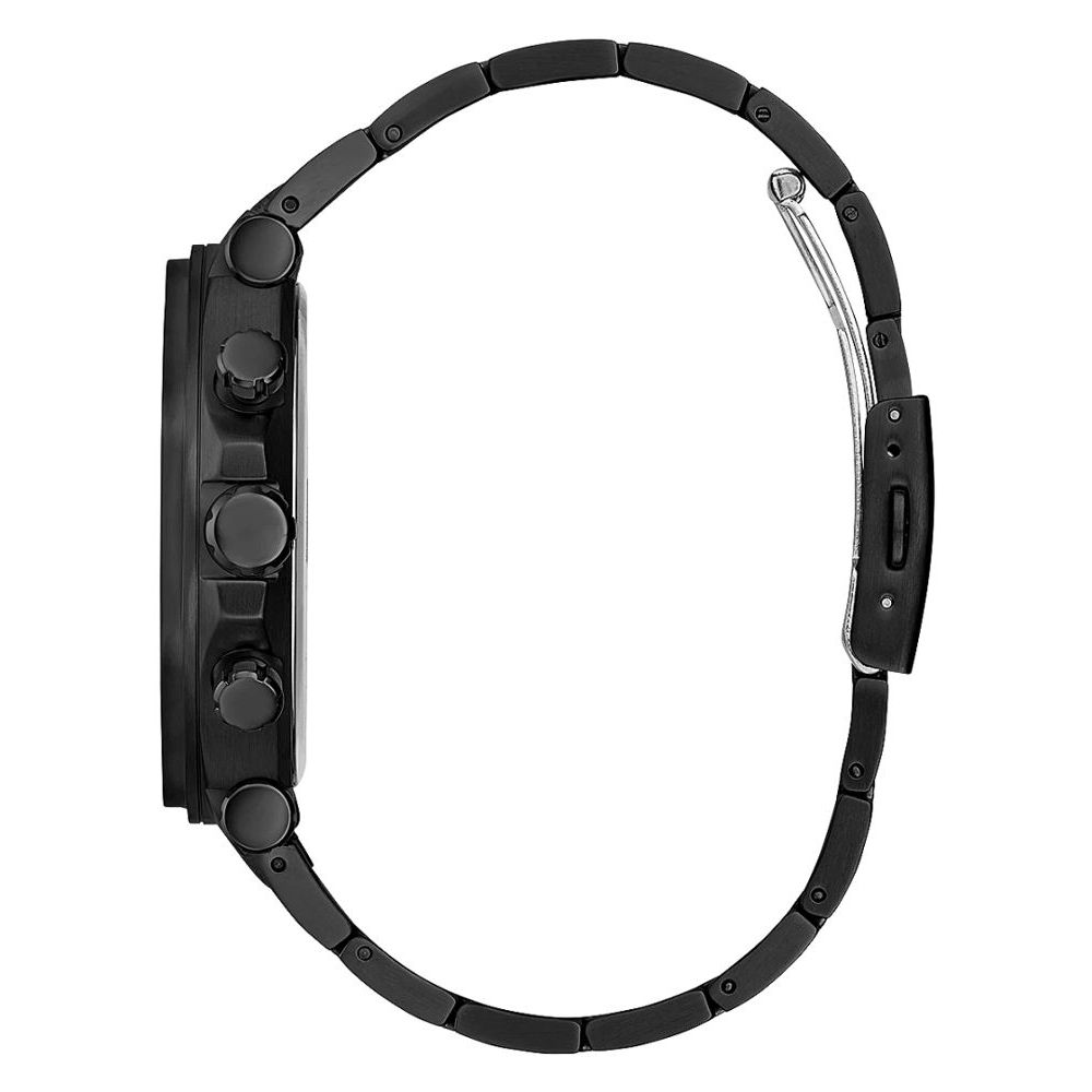 Guess Schwarze Uhr aus Edelstahl