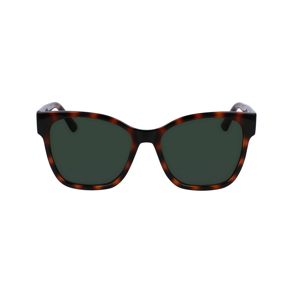 Karl Lagerfeld Braun gespritzte Sonnenbrille