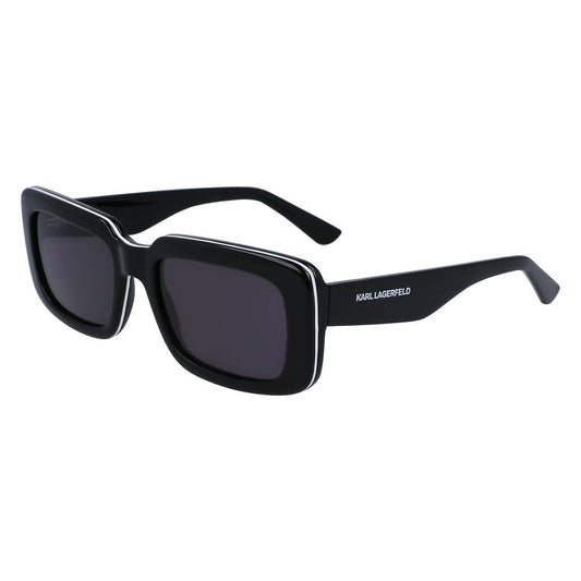 Karl Lagerfeld Schwarz gespritzte Sonnenbrille