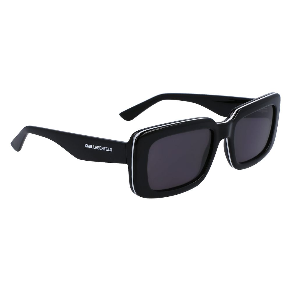 Karl Lagerfeld Schwarz gespritzte Sonnenbrille
