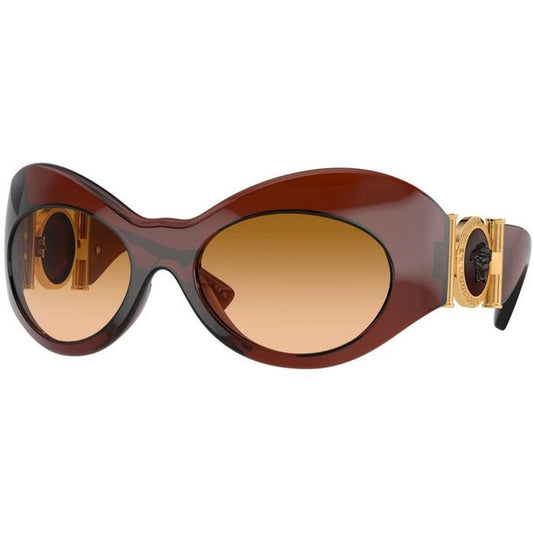 Versace Braune Acetat-Sonnenbrille