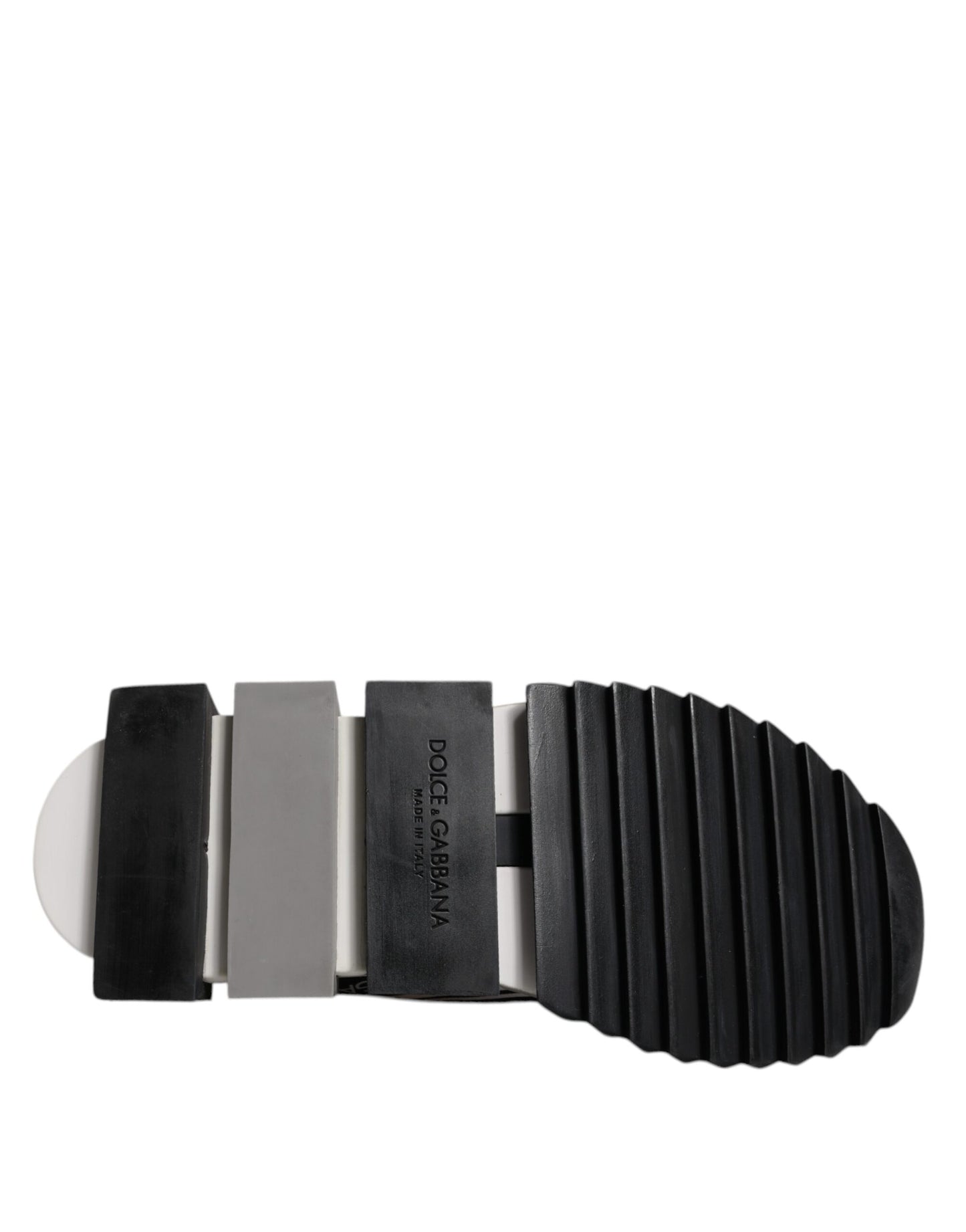 Dolce & Gabbana Weiß Schwarz Slip On Sorrento Sneakers Schuhe