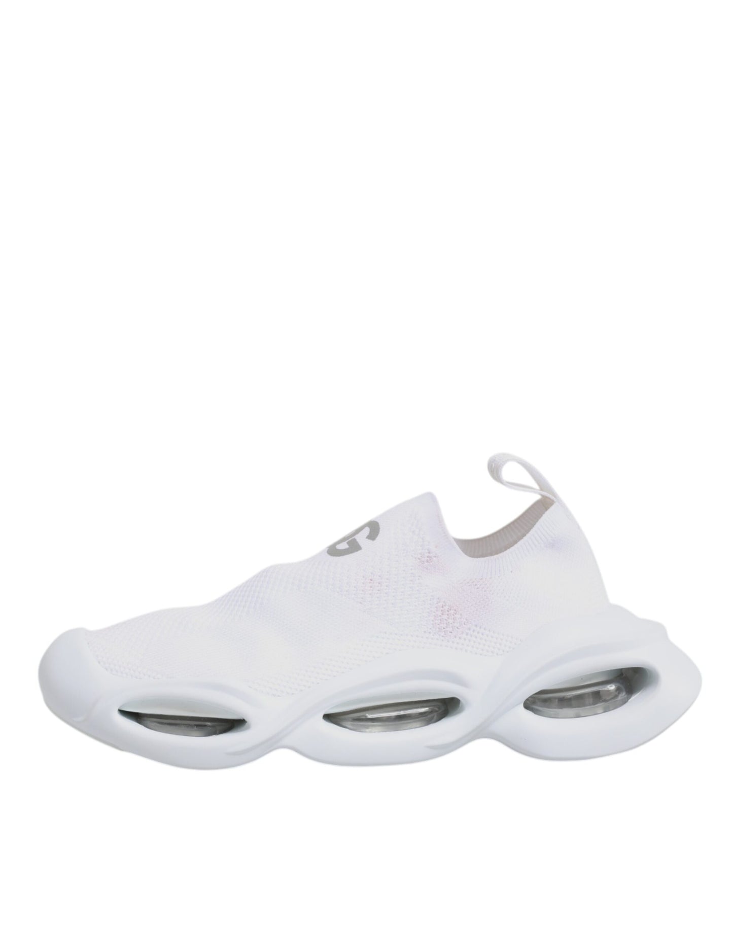 Dolce & Gabbana Weiß Slip On Wave Low Top Turnschuhe Schuhe