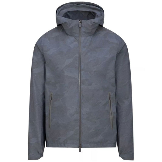 Herno Blaue Nylonjacke