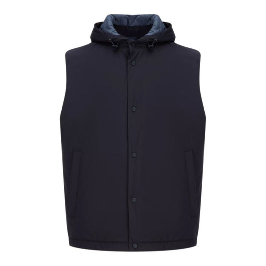 Herno Blaue Nylonweste