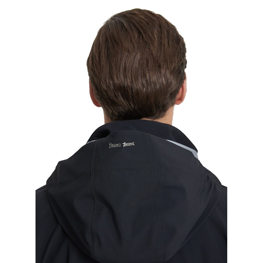 Herno Schwarze Nylonjacke