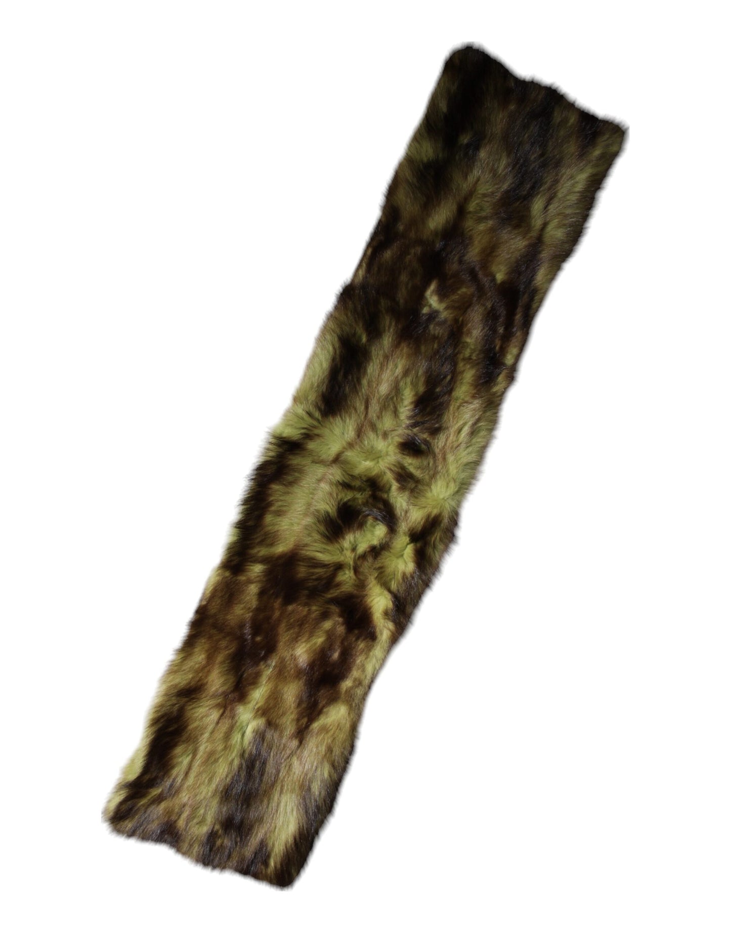 Dolce & Gabbana Multicolor Pelz Schal Hals Wrap Cover Kragen Schal