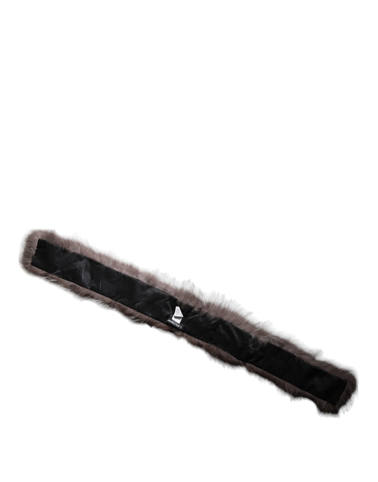 Dolce & Gabbana Grauer Fuchs Pelz Hals Wrap Warmer Winterschal