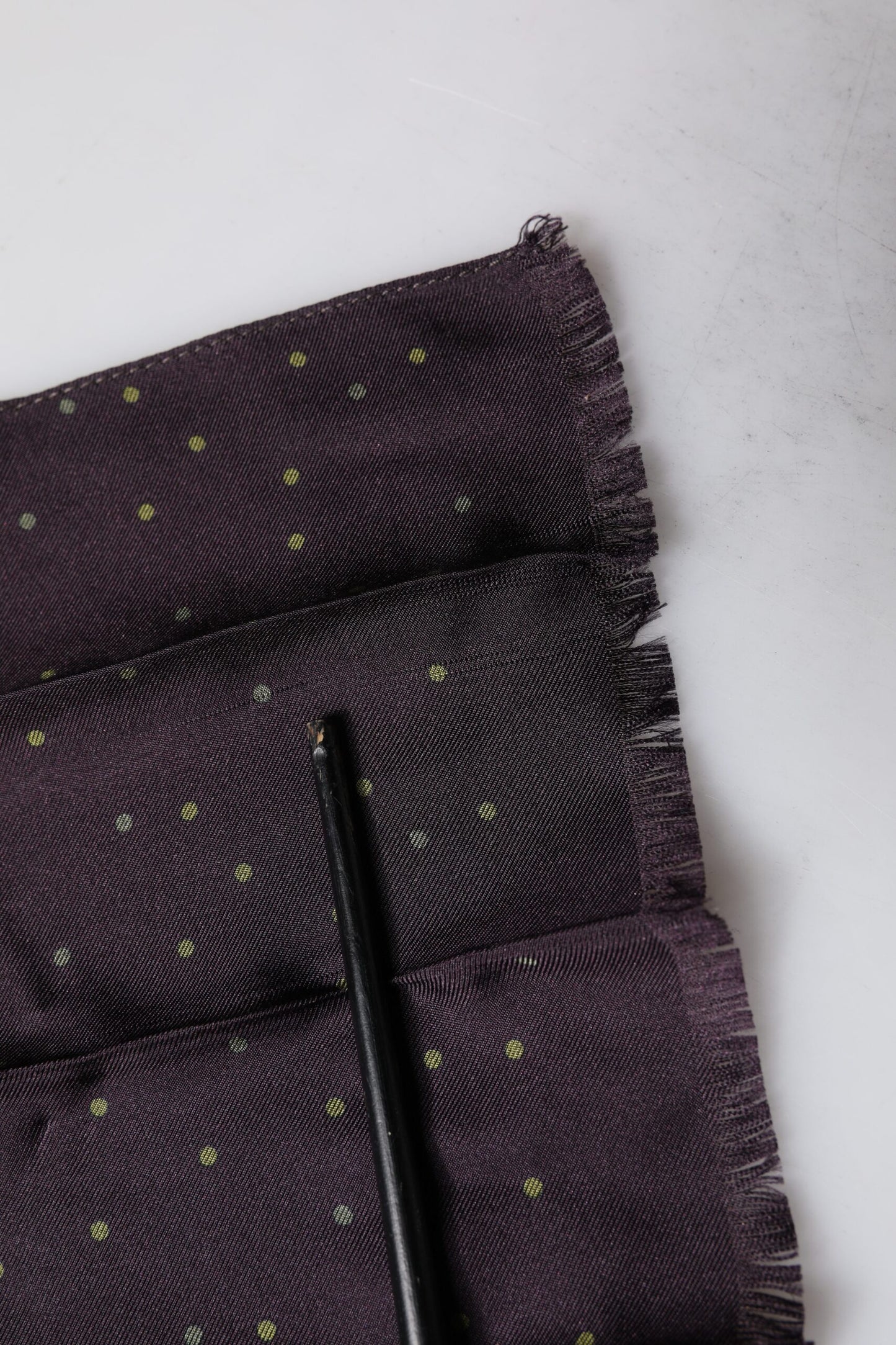 Dolce & Gabbana Lila Fantasie Seide Hals Wrap Schal Halstuch