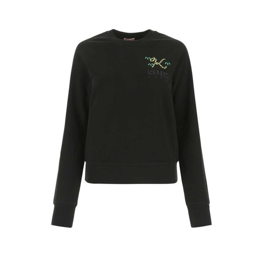 Kenzo Schwarzer Baumwollpullover