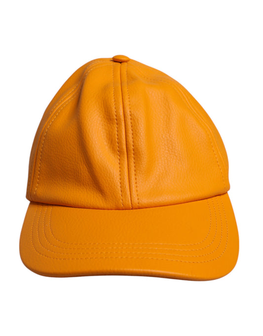 Dolce & Gabbana Orange Baumwolle 6 Panels Baseballmütze