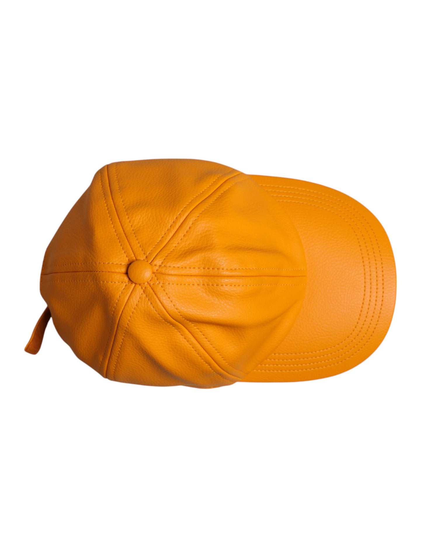 Dolce & Gabbana Orange Baumwolle 6 Panels Baseballmütze