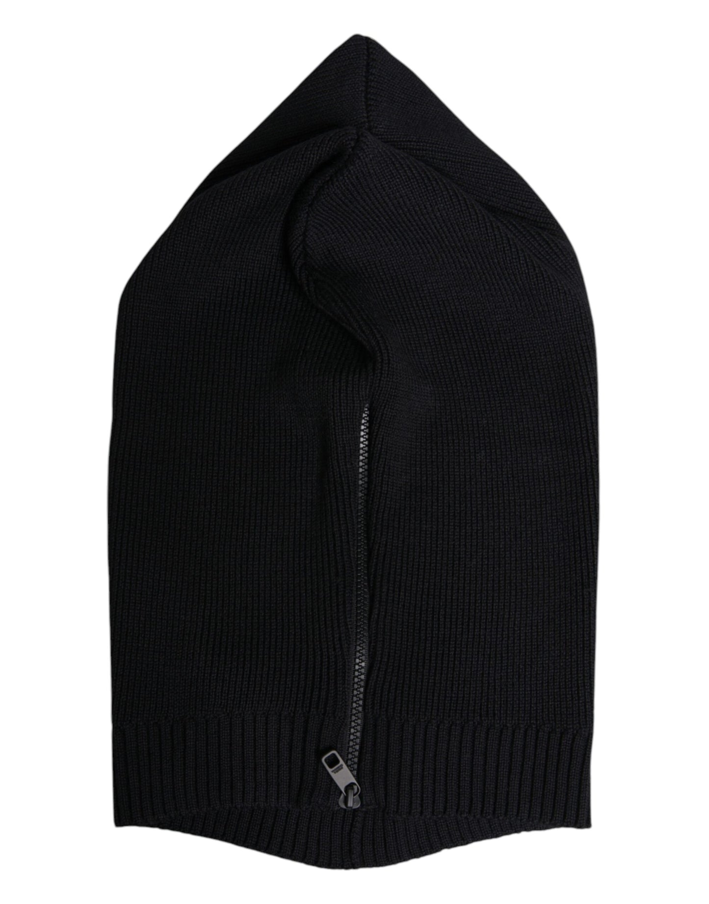 Dolce & Gabbana Schwarzer Woll-Ganzkopfwickel Balaclava Hut