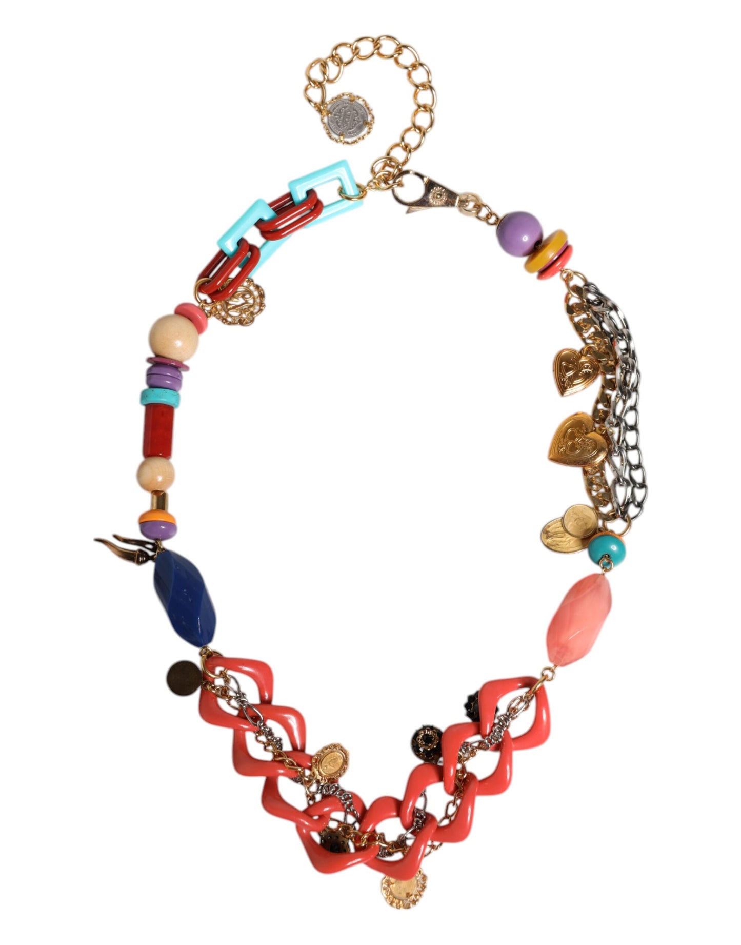 Dolce & Gabbana Mehrfarbiger verzierter Kettengürtel für die Taille