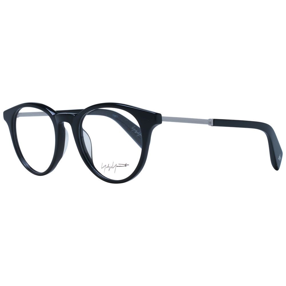 Yohji Yamamoto Schwarze Metallbrille (Gestell)