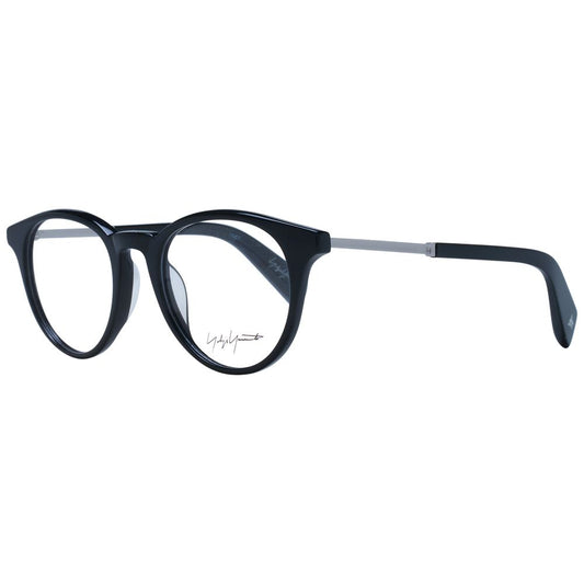 Yohji Yamamoto Schwarze Metallbrille (Gestell)
