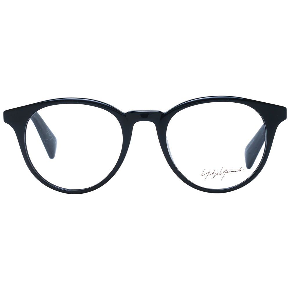 Yohji Yamamoto Schwarze Metallbrille (Gestell)