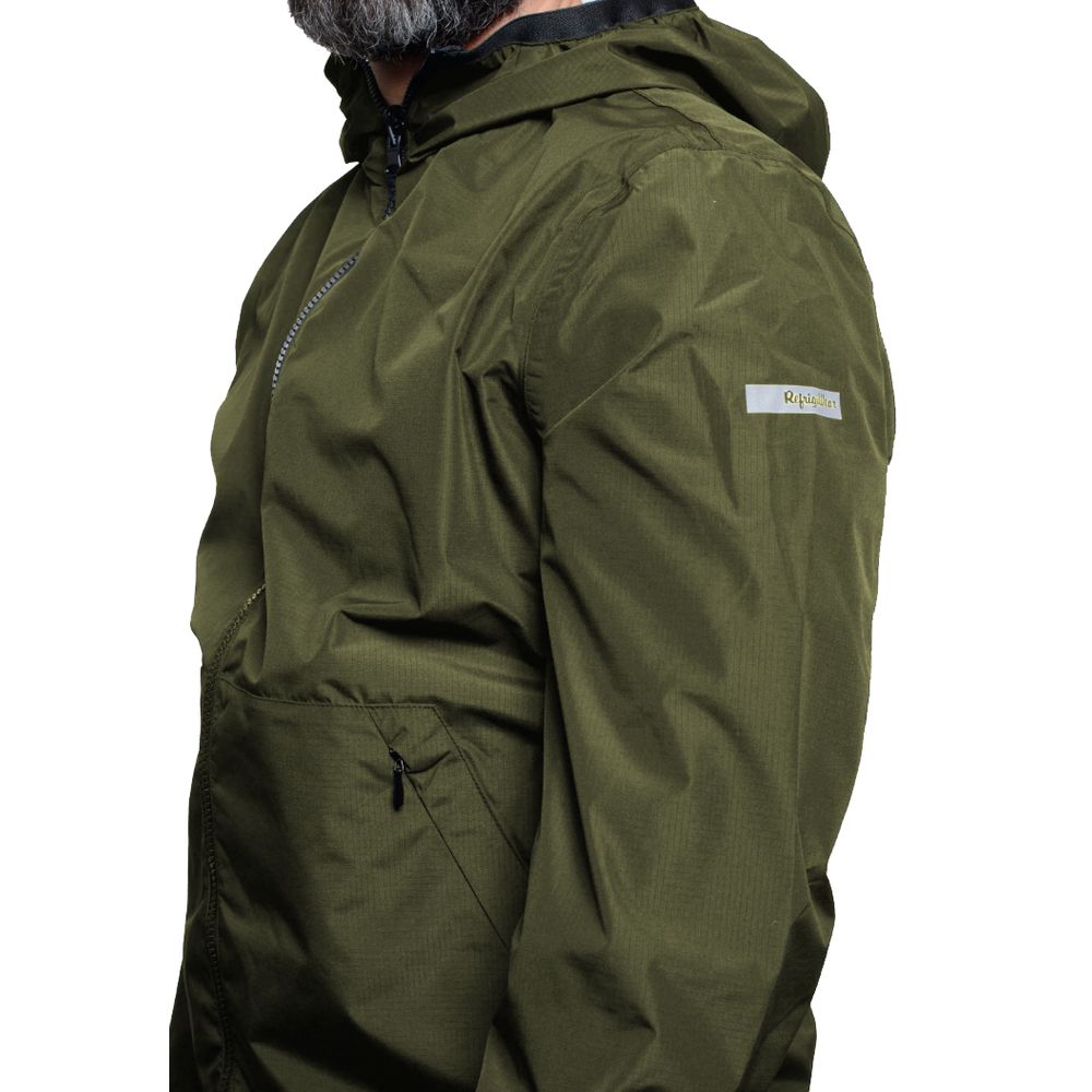 Refrigiwear Grüne Nylonjacke