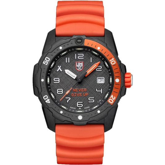 Luminox Orangefarbene Gummiuhr