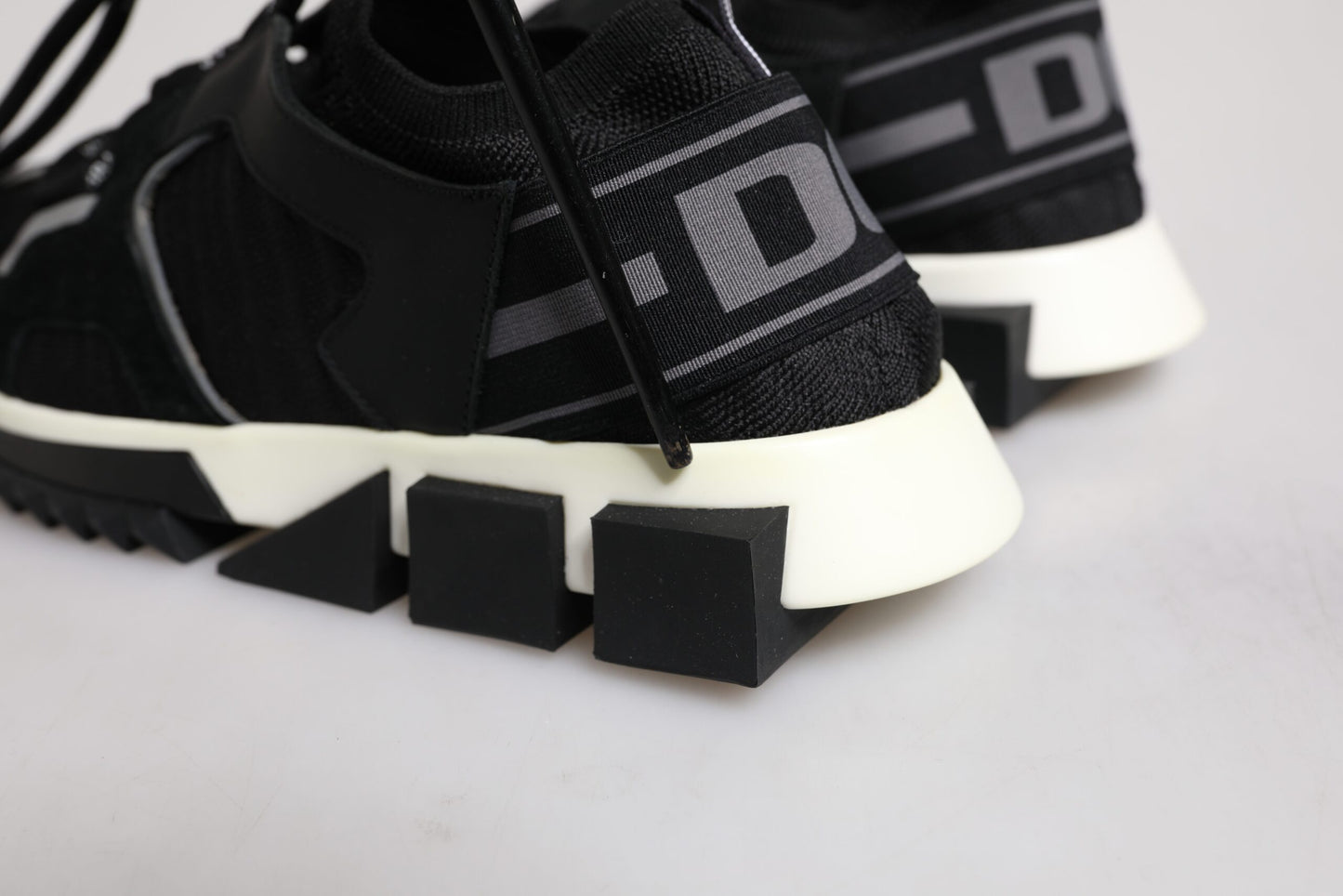 Dolce & Gabbana Schwarz Mesh Sorrento Trekking Turnschuhe Schuhe