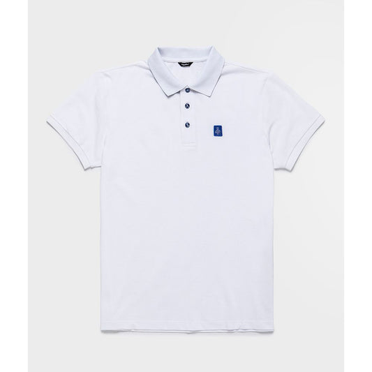 Refrigiwear Weißes Baumwoll-Poloshirt