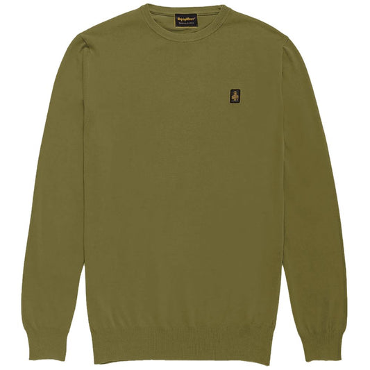 Refrigiwear Grüner Baumwollpullover