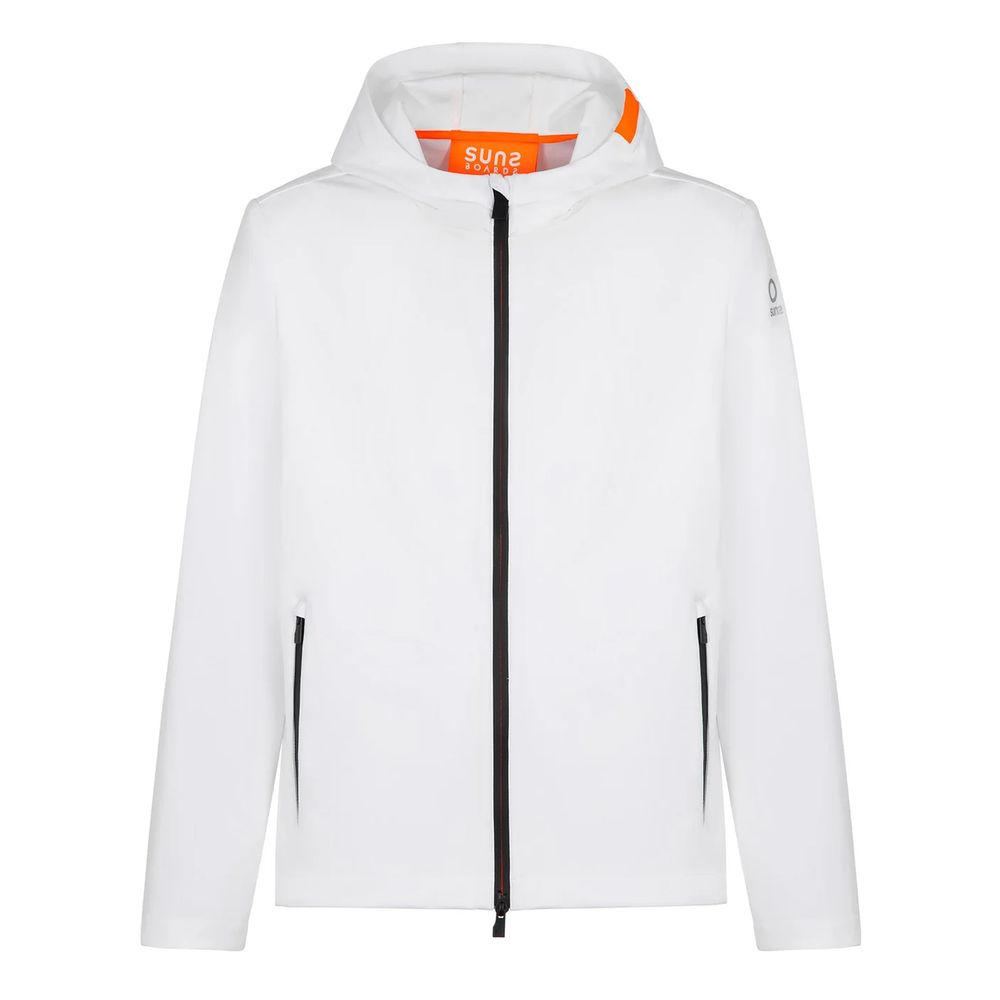 Suns Weiße Polyester-Jacke