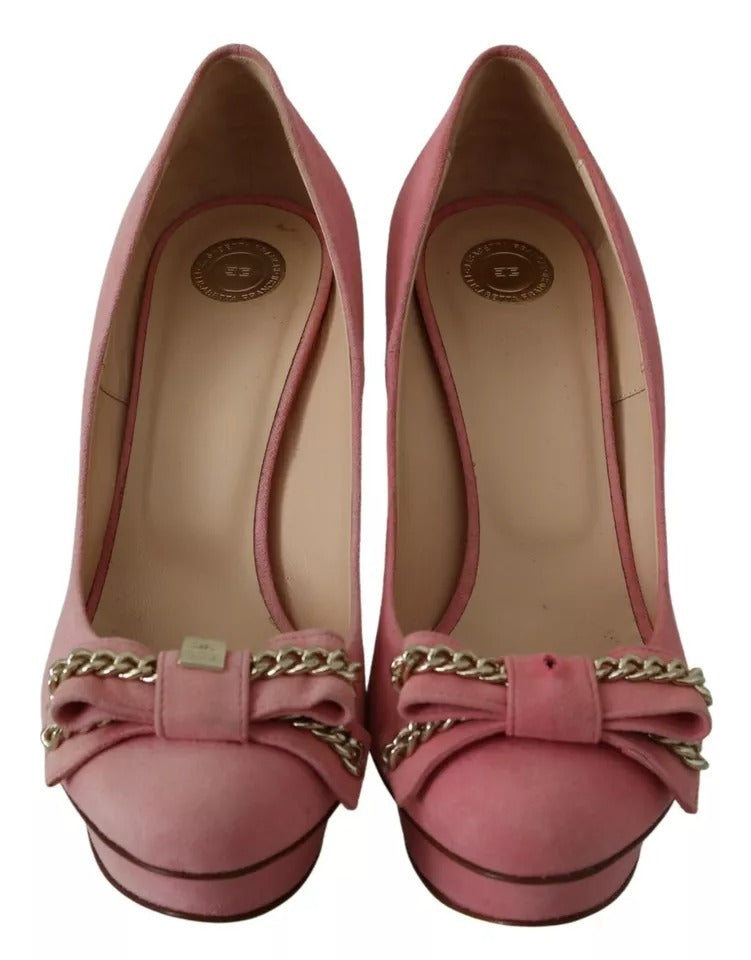 Elisabetta Franchi Rosa Schleife Stiletto Heel Pumps Schuhe