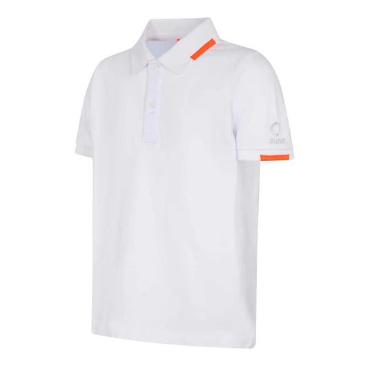 Suns Weißes Baumwoll-Poloshirt
