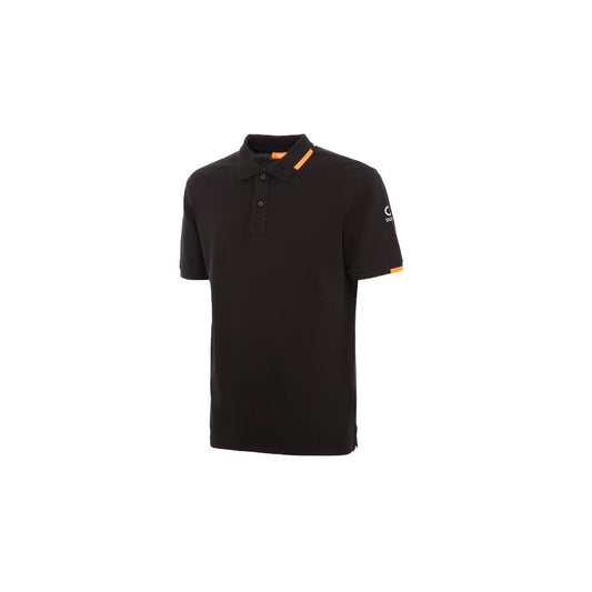 Suns Schwarzes Baumwoll-Poloshirt