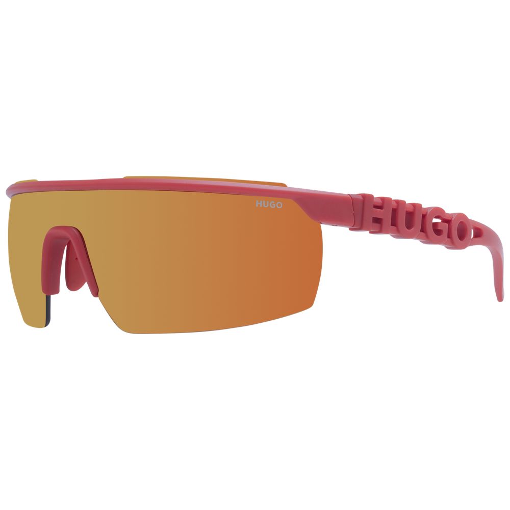 Hugo Boss Rote Polyamid-Sonnenbrille